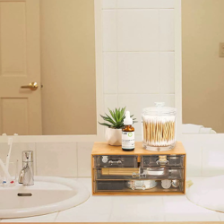 Wooden Makeup Organizer